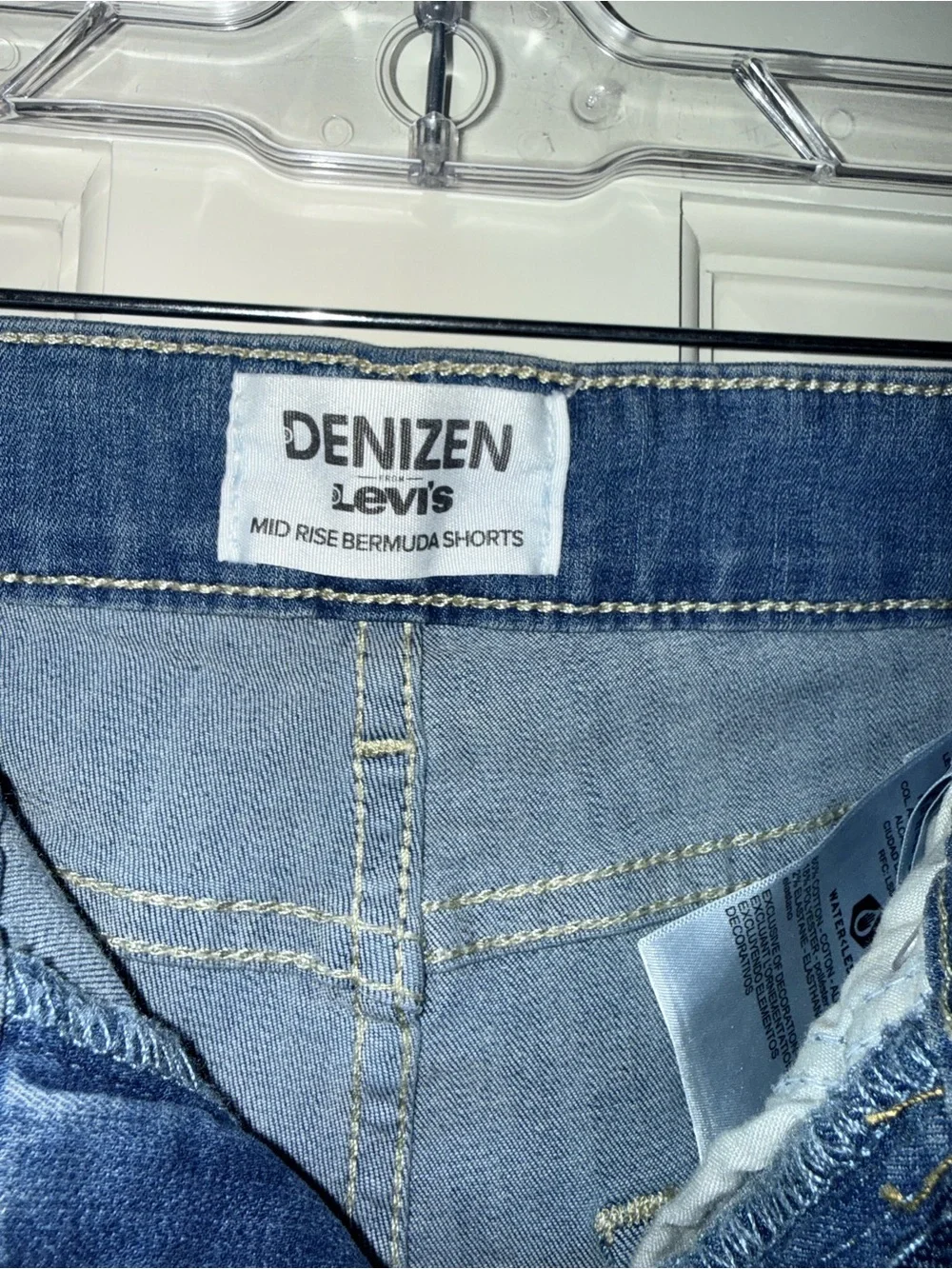 Levi's Blue Denim Bermuda Shorts